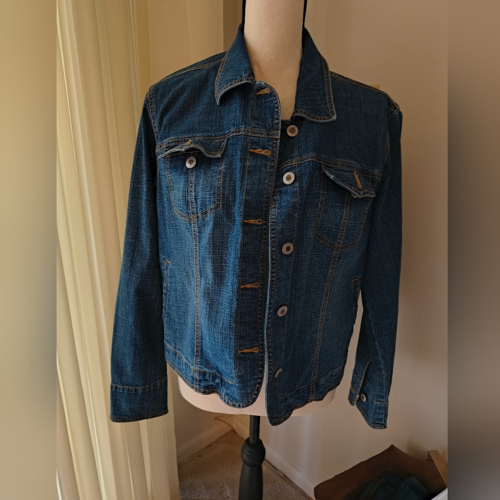 Coldwater Creek Classic Denim Jacket